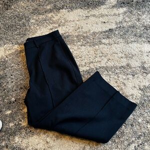 Express Cropped Straight High Rise Pants